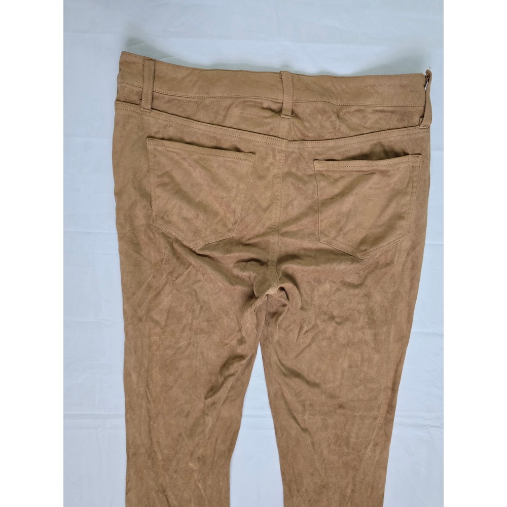 Mossimo Denim Faux Suede Skinny Pants Camel Tan Super Stretch Size 10/30 - Picture 12 of 16